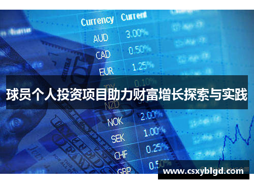 球员个人投资项目助力财富增长探索与实践
